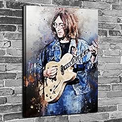 Poster John Lennon – Impression sur toile sans cadre – Décoration murale pour salon, chambre à coucher, décoration d’intérieur – 50 x 75 cm - Les Beatles, Paul McCartney, John Lennon, RIngo Starr, George Harrison Poster John Lennon - Impression sur toile sans cadre - Décoration murale pour salon, chambre à coucher, décoration d'intérieur - 50 x 75 cm – Image 6