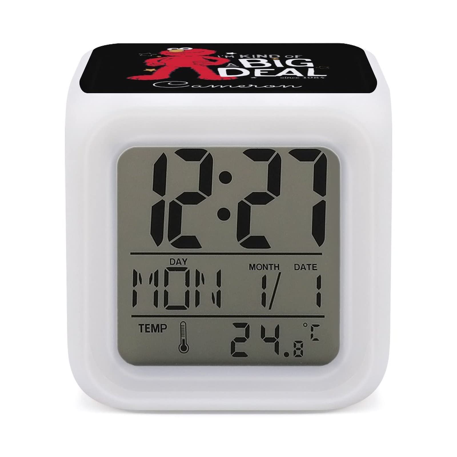 Amazon.co.jp: セサミストリート エルモ 目覚まし時計 デジタル時計