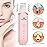 Skin Scrubber Face Skin Spatula Facial Scrubber Spatula Pore Cleaner with 4 Modes (Pink)