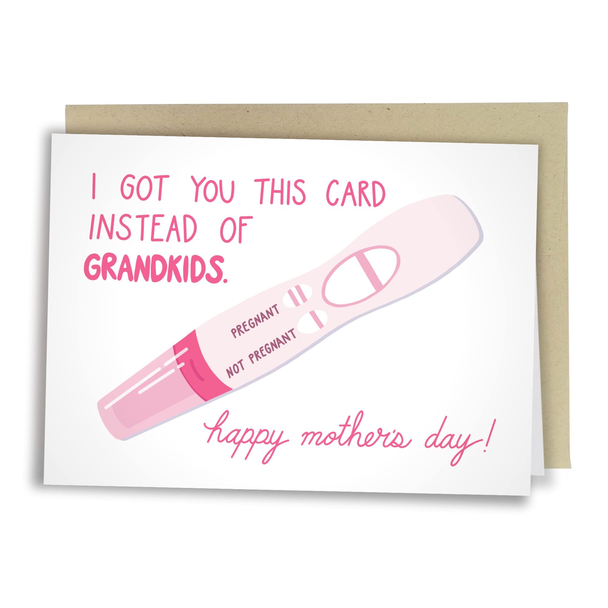 Amazon.com : Sleazy Greetings Funny Mother's Day Card | Funny Card For Mom  | Instead Of Grandkids Prank I'm Pregnant Joke Card : Office Products