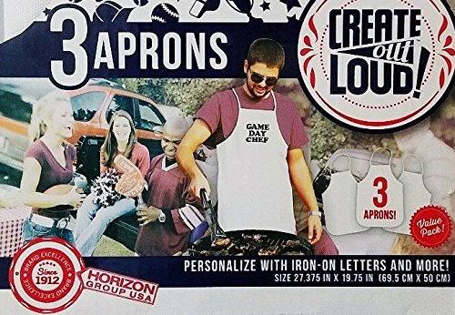 Next StyleNext Style Canvas Aprons, 3-Pack, White