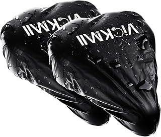 VICKMALL Sattelbezug wasserdichte Fahrradsattelabdeckung,elastische Wasserfeste Fahrradsattel Schutzhülle, Passend für den...