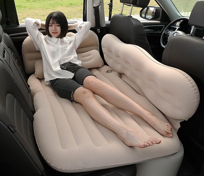 車中泊マット エアーベット 厚さ12㎝  簡易ベッド 後部座席用ベッド エアベッド エアーマット エアーベッド SUV車 車用ベッド 後部