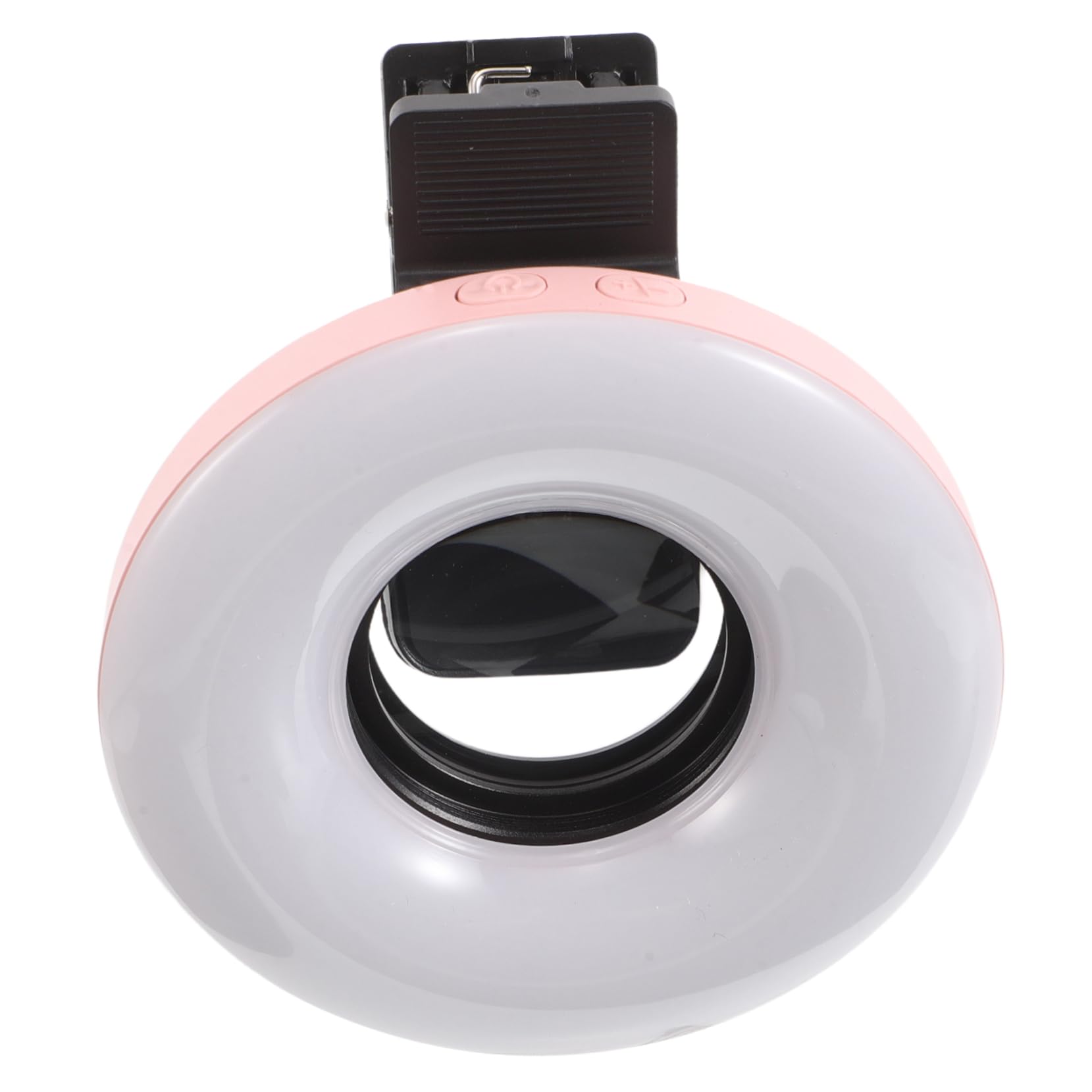 TEHAUX 1Set Macro Lens Fill Light for Phone Portable Clip Ring Light Enhances Brightness and Clarity for Product Photography Even Illumination for Eyelash Nail Art Jewelry