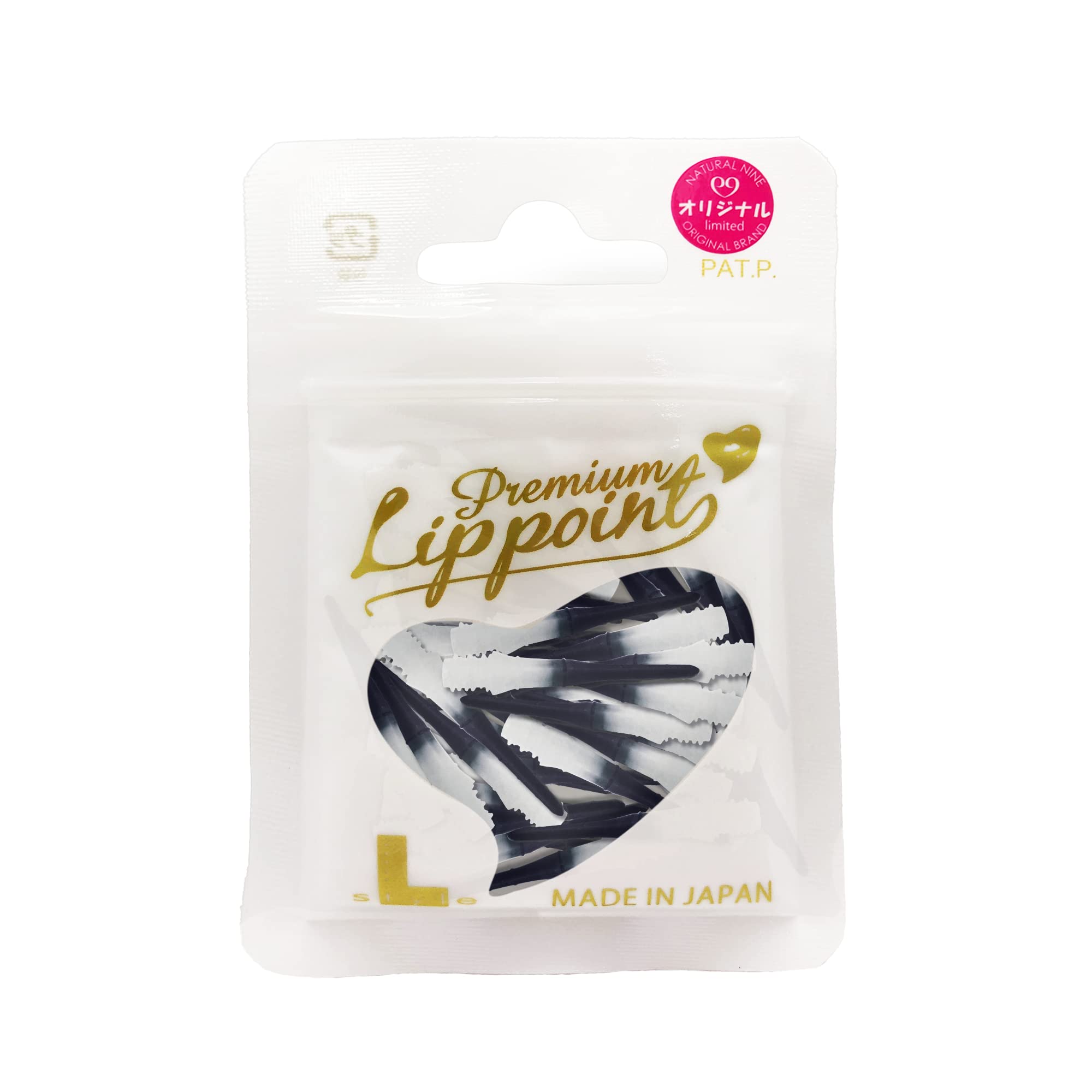 LSTYLE Premium Lippoint – 2-Tone Cool Black – 60 Count – Regular Length – Soft Tip Points – 2BA Thread
