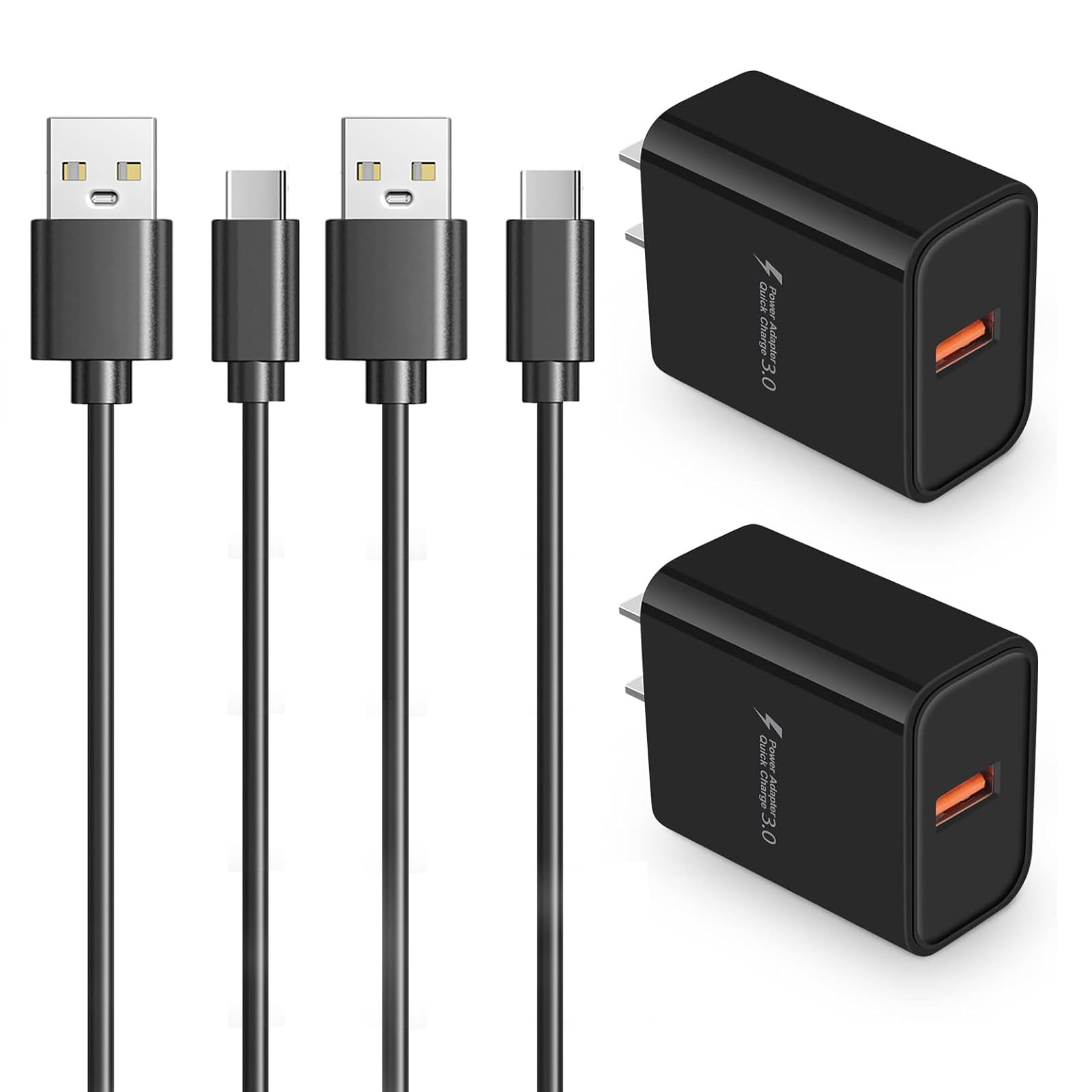 2-Pack 10FT USB C Wall Charger for Motorola TurboPower, Moto G Power 5G 2025 2024, G Stylus, One 5G UW Ace, Edge 5G UW,G100, G Play, Edge+ 2022/2023, Edge Plus 5G UW 2022, Razr Charging Cable Cord