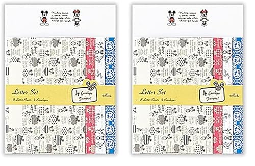Hallmark(ホールマーク) ホールマーク ディズニー ミッキー&ミニー レターセット スマイル 819279 (× 2)