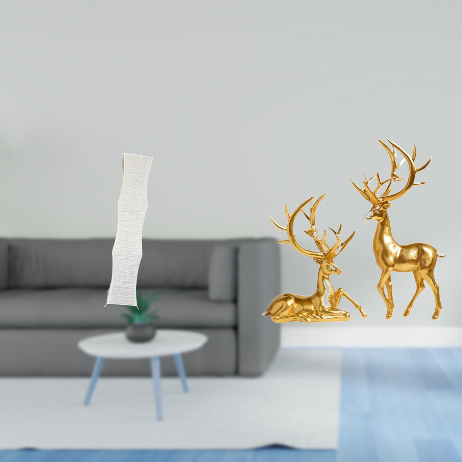 Enakshi® Deer Floor Lamp Shade Decorative Sculptures for Living Room Resin Figurines Standing Lamp Light Cover Collection Decor|Home & Garden | Lamps, Lighting & Ceiling Fans | Lamp Shades-picture-22