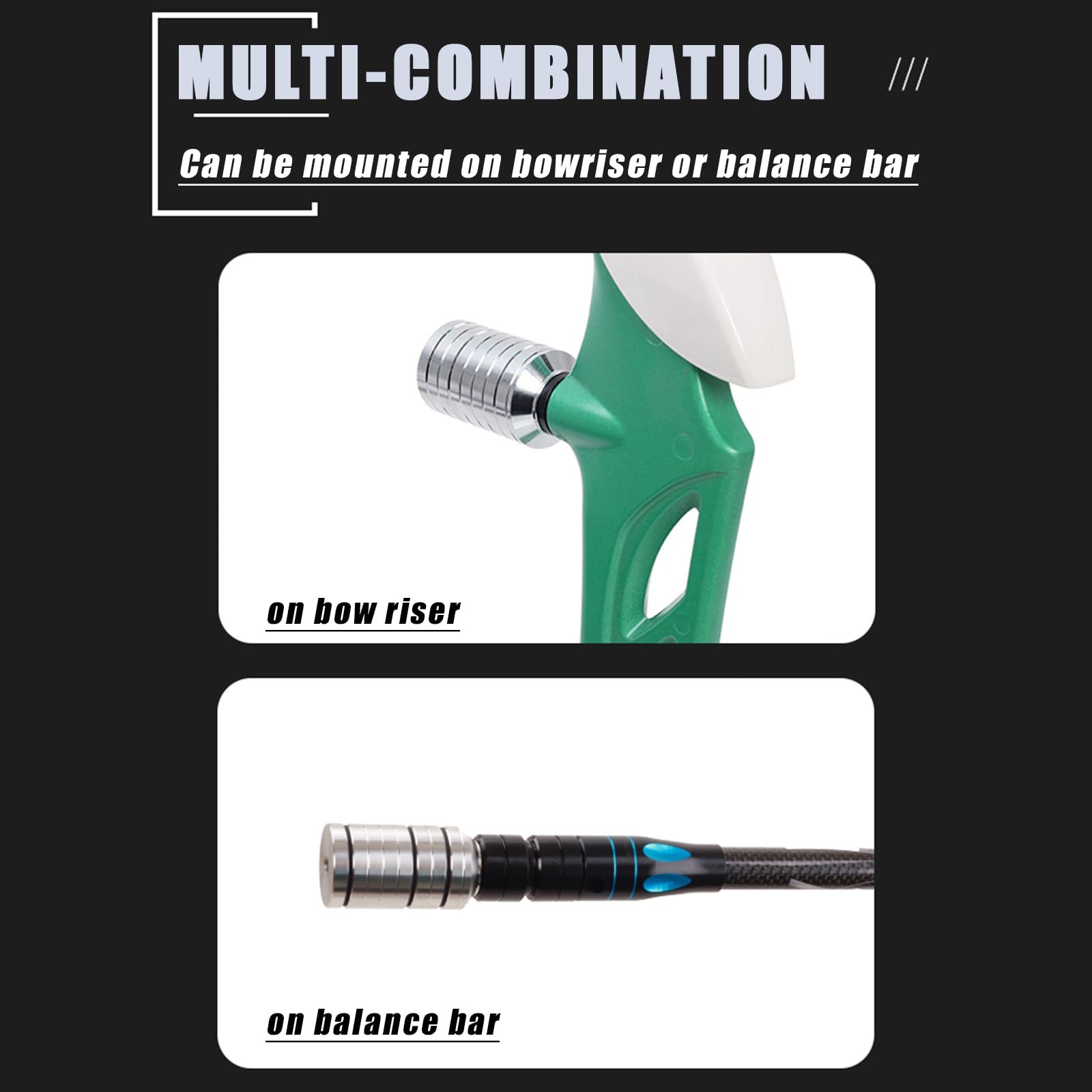 Snapklik.com : Archery Bow Stabilizer Weights - Detachable Archery ...