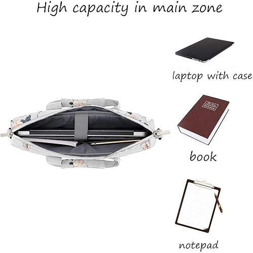 Miniatura 5 de MOSISO Bolsa de hombro para laptop compatible con MacBook Pro de 14 pulgadas 2021 compatible con MacBook AirPro cuaderno de 13 a 133 pulgadas