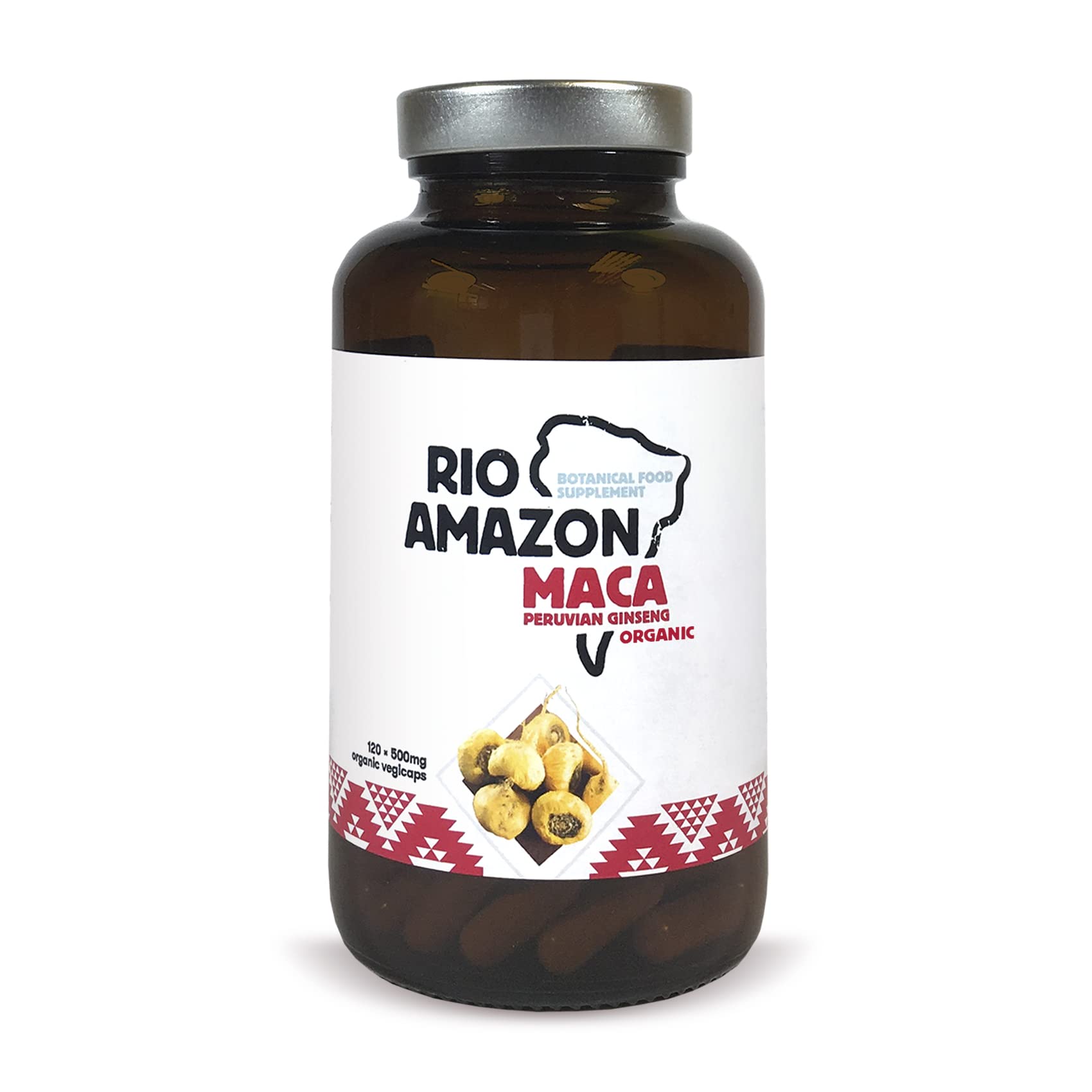 Organic Maca (Gelatinized) 500mg 120 vcaps