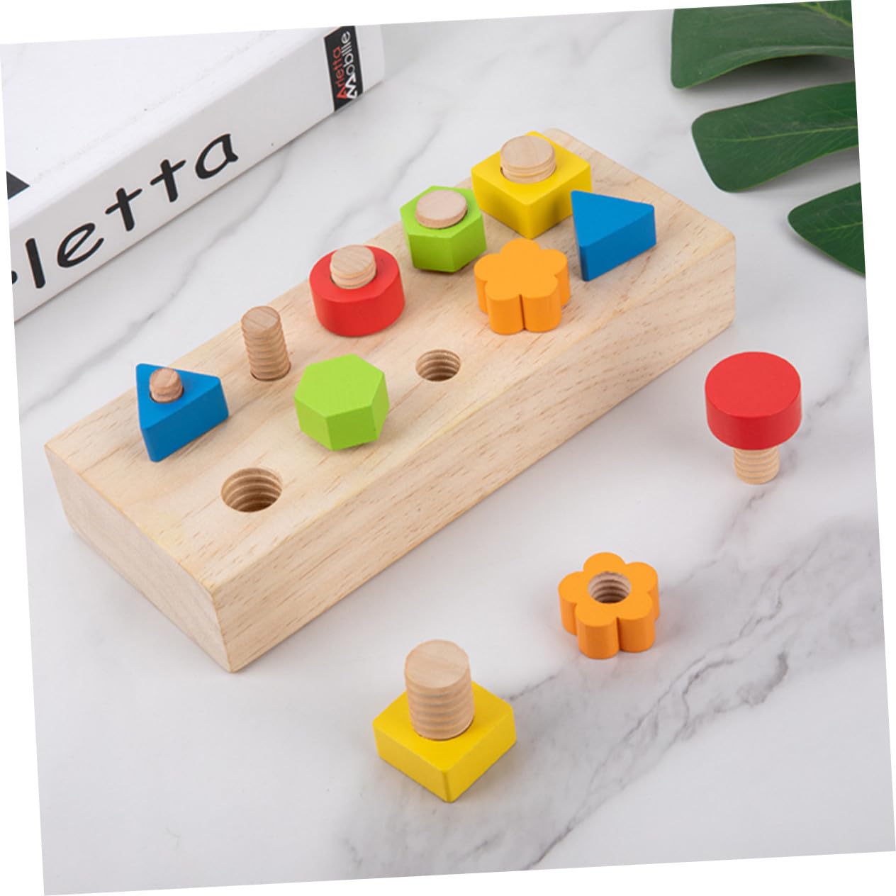 SUPVOX Juguete de Formas de Madera 1 Juego para Educación Temprana