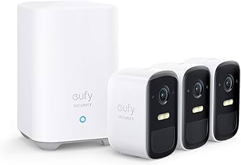Amazon.com : eufy Security, eufyCam 2C 3-Cam Kit, Security Camera