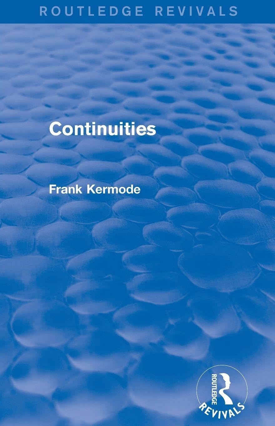 Continuities (Routledge Revivals)