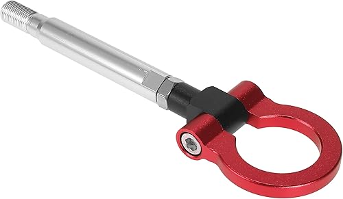 A ABSOPRO Gancho de remolque para parachoques delantero para Subaru Impreza 2012-2018, rojo