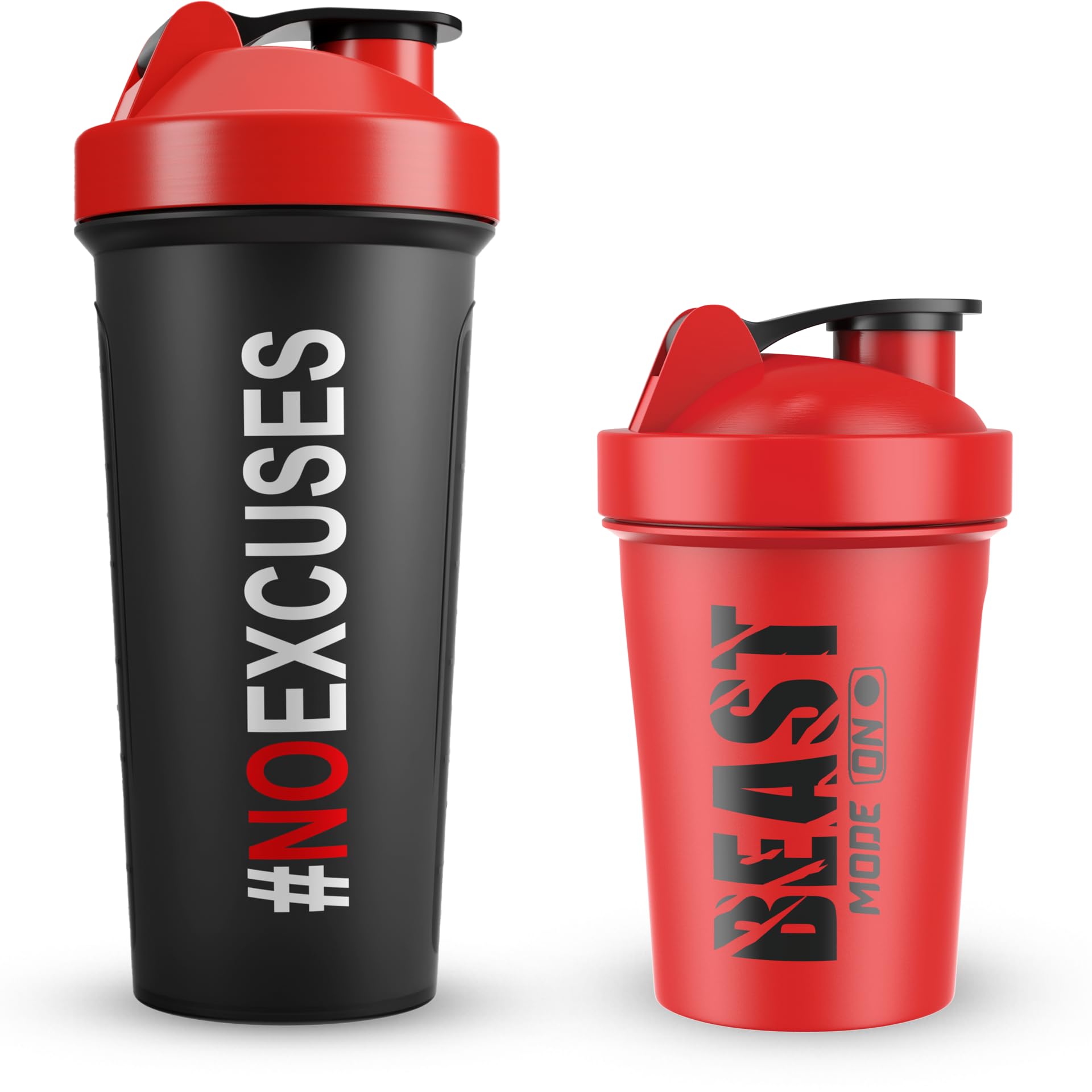 JEELA SPORTS 2 Pack Shaker Bottles