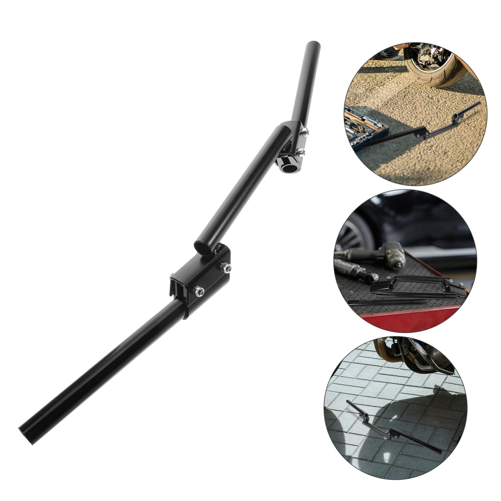 Ciieeo Guidon De Moto Polyvalent Barre Équilibre à Barre Transversale Noir Guidon Pour Moto