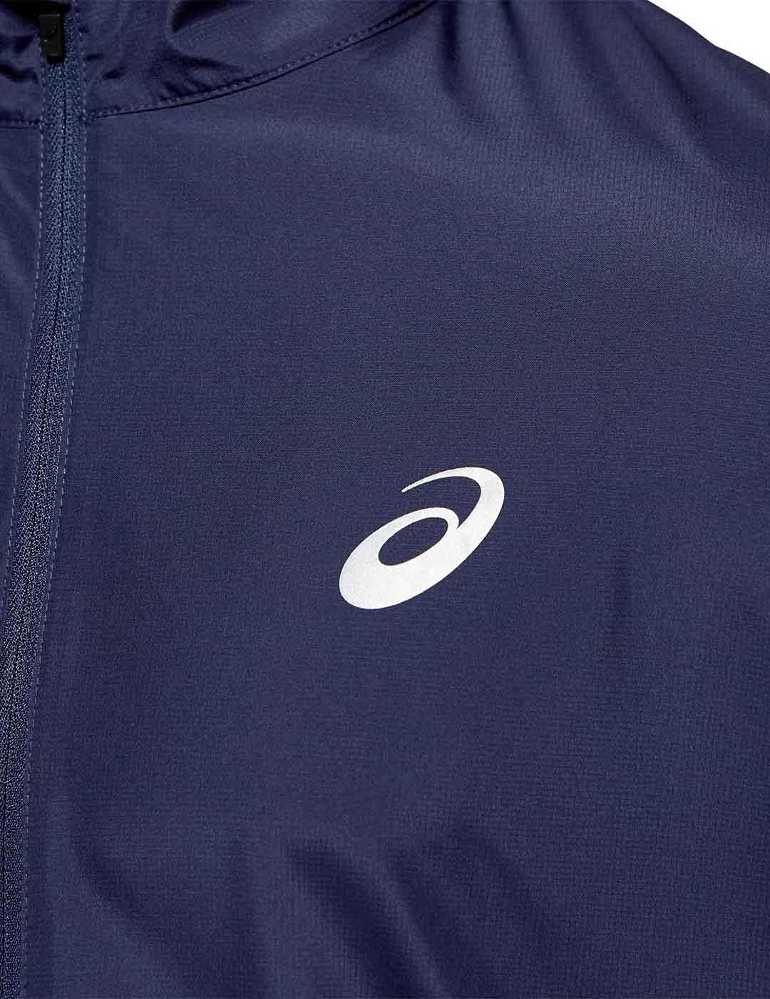 ASICS Chaqueta plateada para hombre