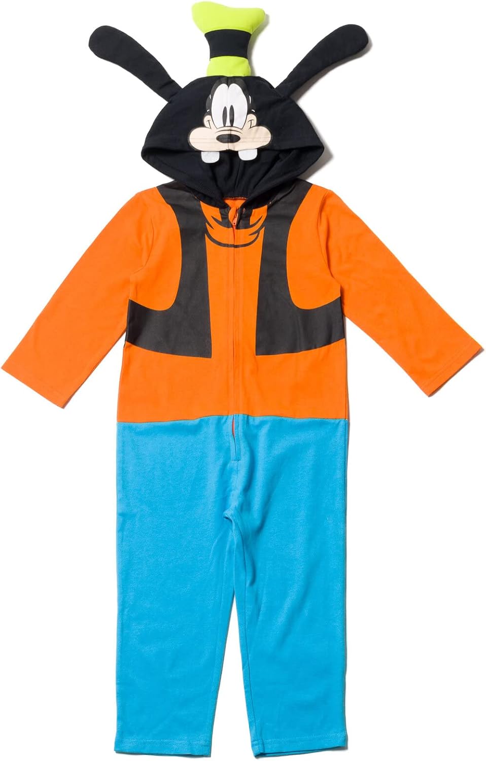 Disney Mickey Mouse Goofy Pluto Zip Up Coverall Newborn to Big Kid