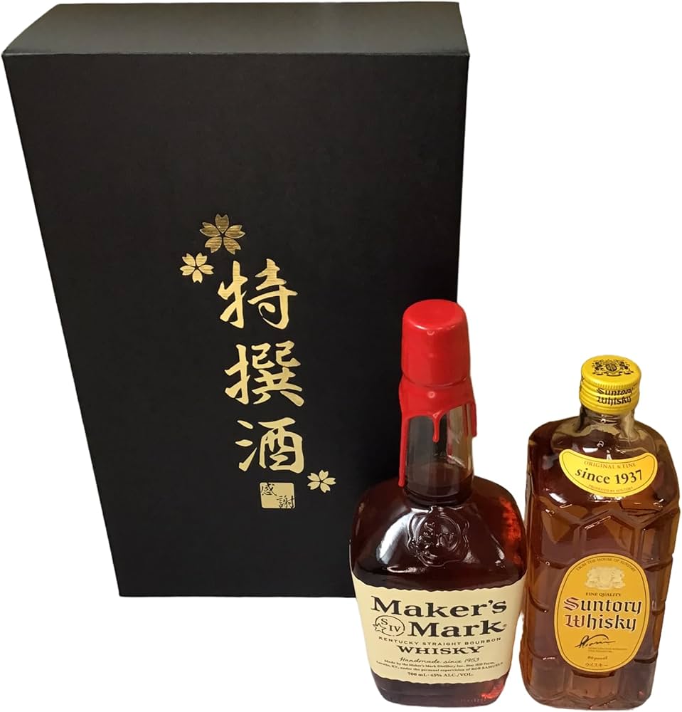 Amazon.co.jp: 特撰酒箱入り メーカーズマーク ＋ サントリー