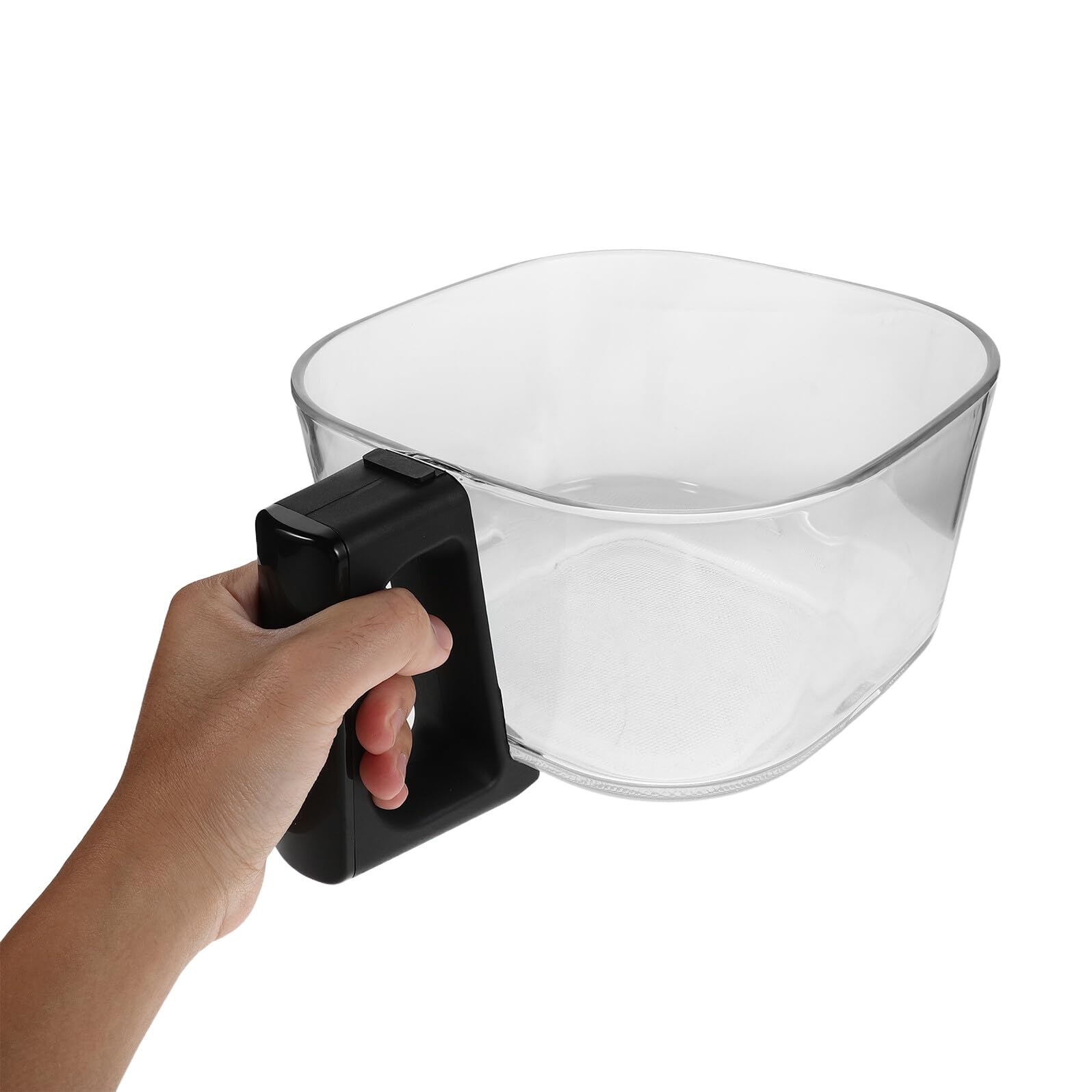 akcesoria do pieczenia Air Fryer Baking Pot przybory kuchenne patelnia do pieczenia z frytkownicą powietrzną Transparent