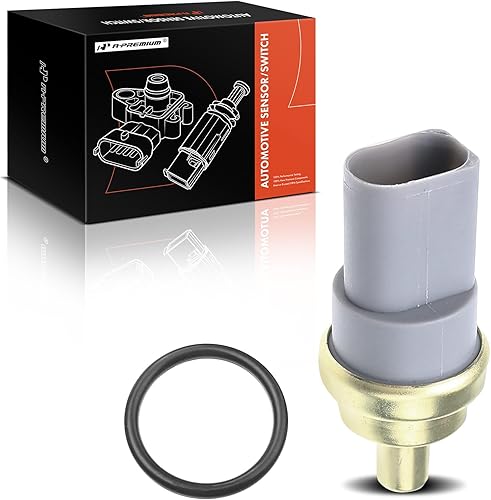 A-Premium Sensor de temperatura del refrigerante del motor compatible con Audi A4 2000-2020 A3 A5 A6 Q5 Q7 Q3 TT Volkswagen Beetle Jetta Passat CC