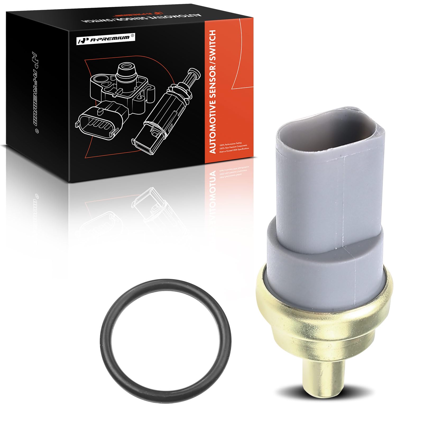 A-Premium Engine Coolant Temperature Sensor Compatible with Audi A4 2000-2020 A3 A5 A6 Q5 Q7 Q3 TT Volkswagen Beetle Jetta Passat CC Golf Tiguan Porsche Cayenne Ford Seat-image-19