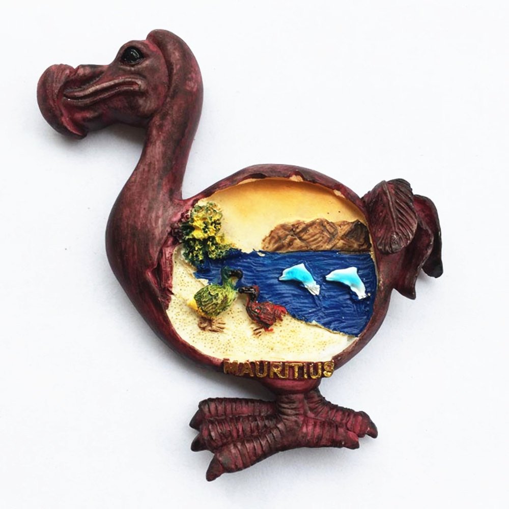 3D Dodo bird Mauritius Fridge Magnet Dodo bird Travel Sticker Souvenir Home & Kitchen Decoration Mauritius refrigerator magnet