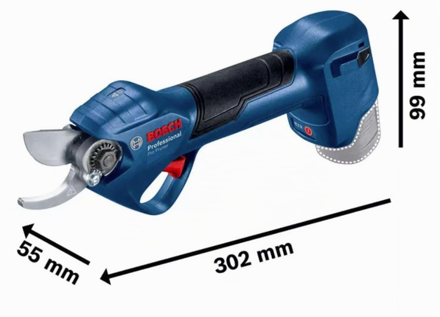Bosch akumuliatorinis sekatorius 12 V PRO PRUNER 25 mm 2 x 3