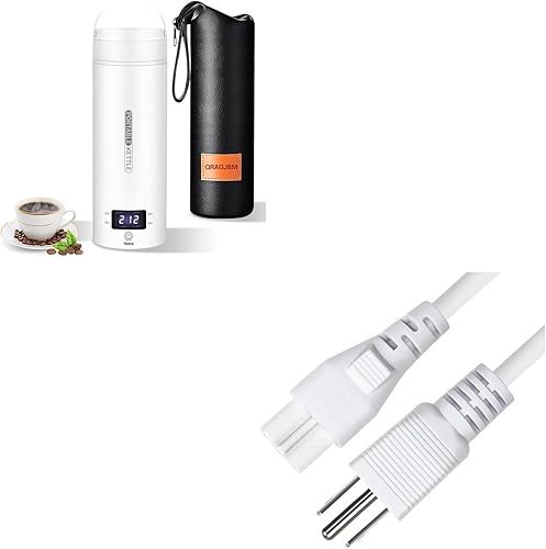 Hervidor eléctrico de viaje, portátil, pequeño, hervidor de agua, calentador de agua con 4 controles de temperatura, acero inoxidable 304 con