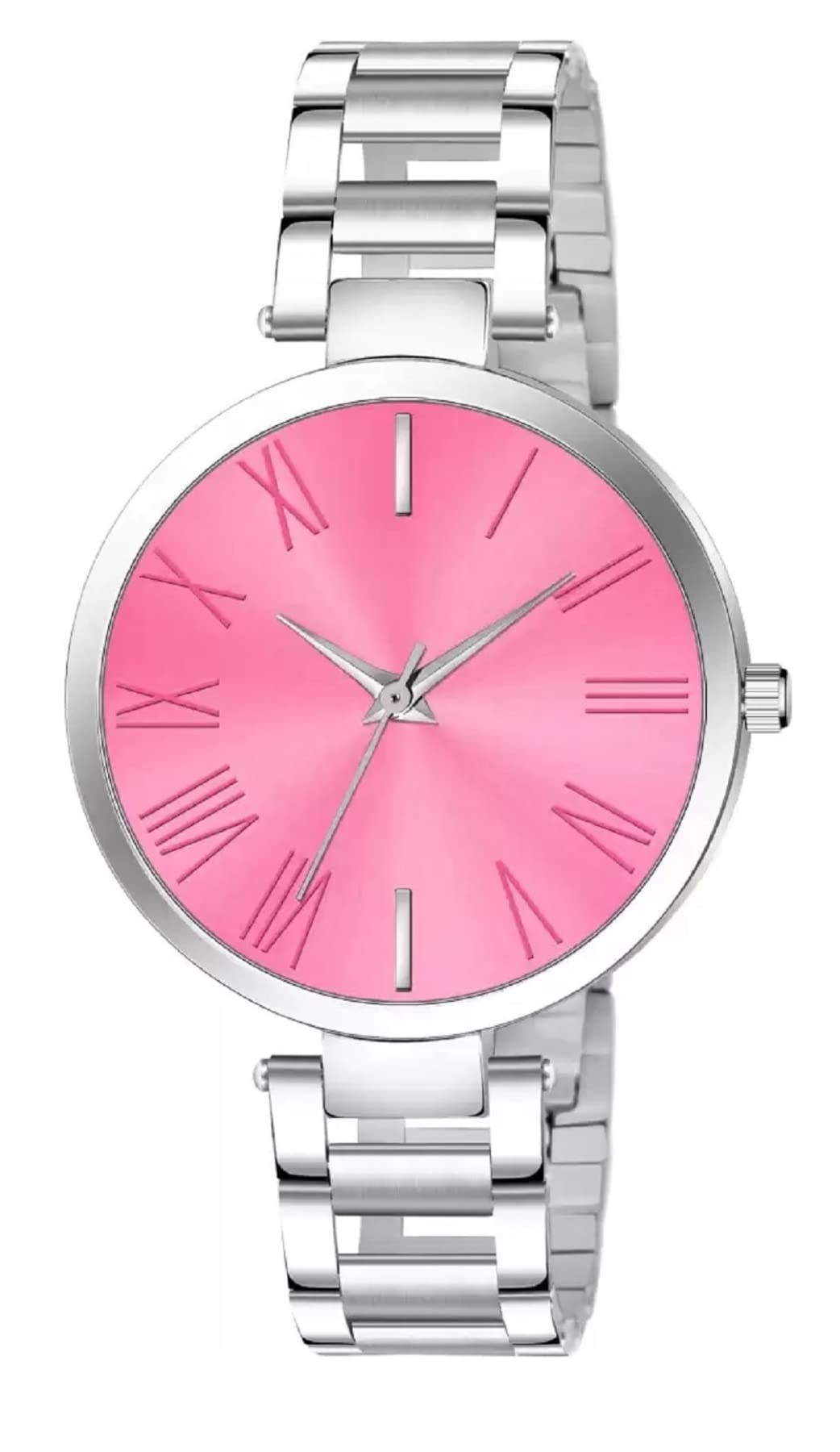 Watchstar | Womens Fancy & Stylist Dial Colour Pink MoveWoment Type Automatic Band Material Stainless Steel Wrist Watch.(Pack of 1) (MRKF-1006) (B0BZJJRWTS) Amazon Price History, Amazon Price Tracker