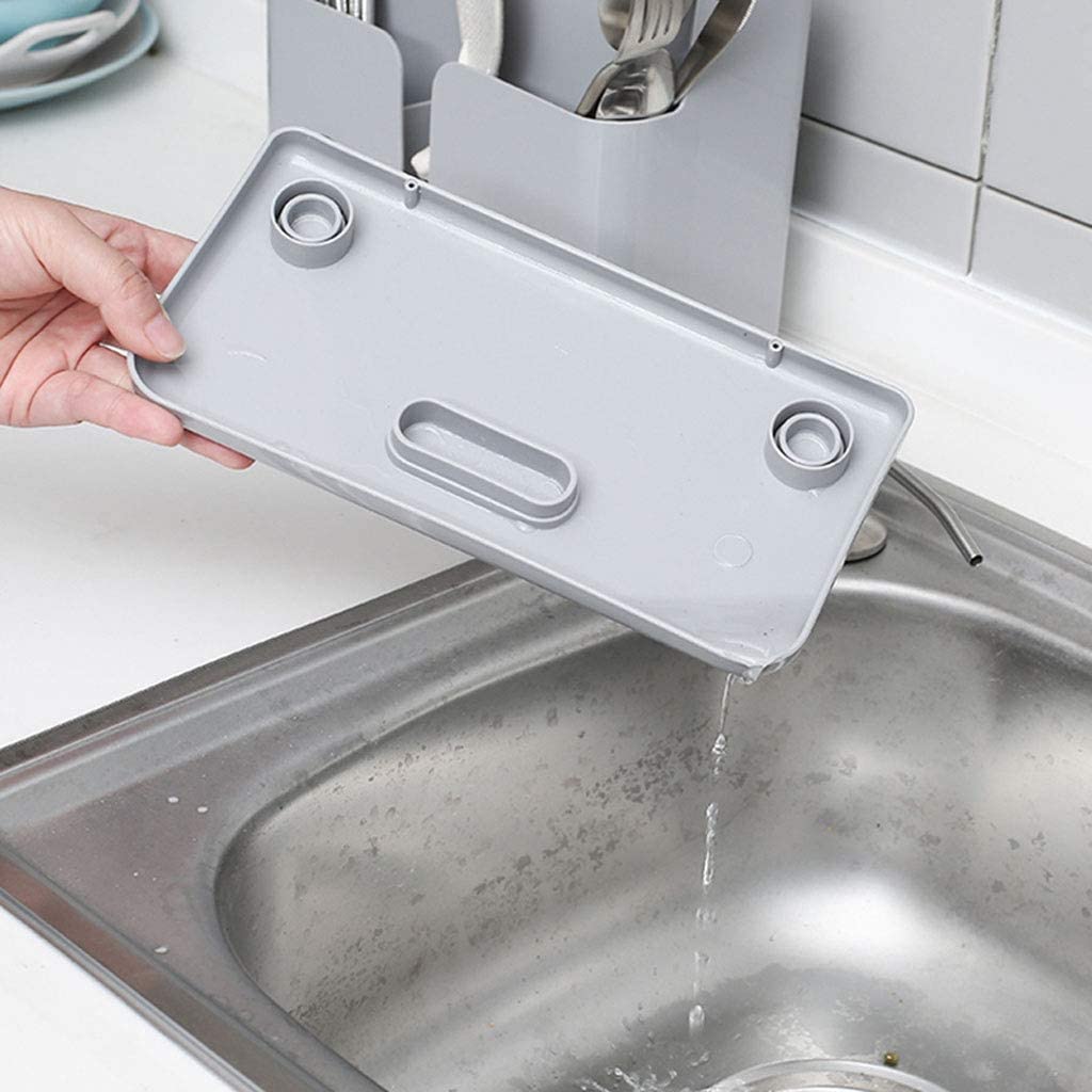 Soporte Cuchillos Cocina sin Cuchillos Palillos Soporte Para Cuchillos Cuchillo De Cocina Y Tenedor Caja Tubo Plástico Estante Para Knife Block(A)