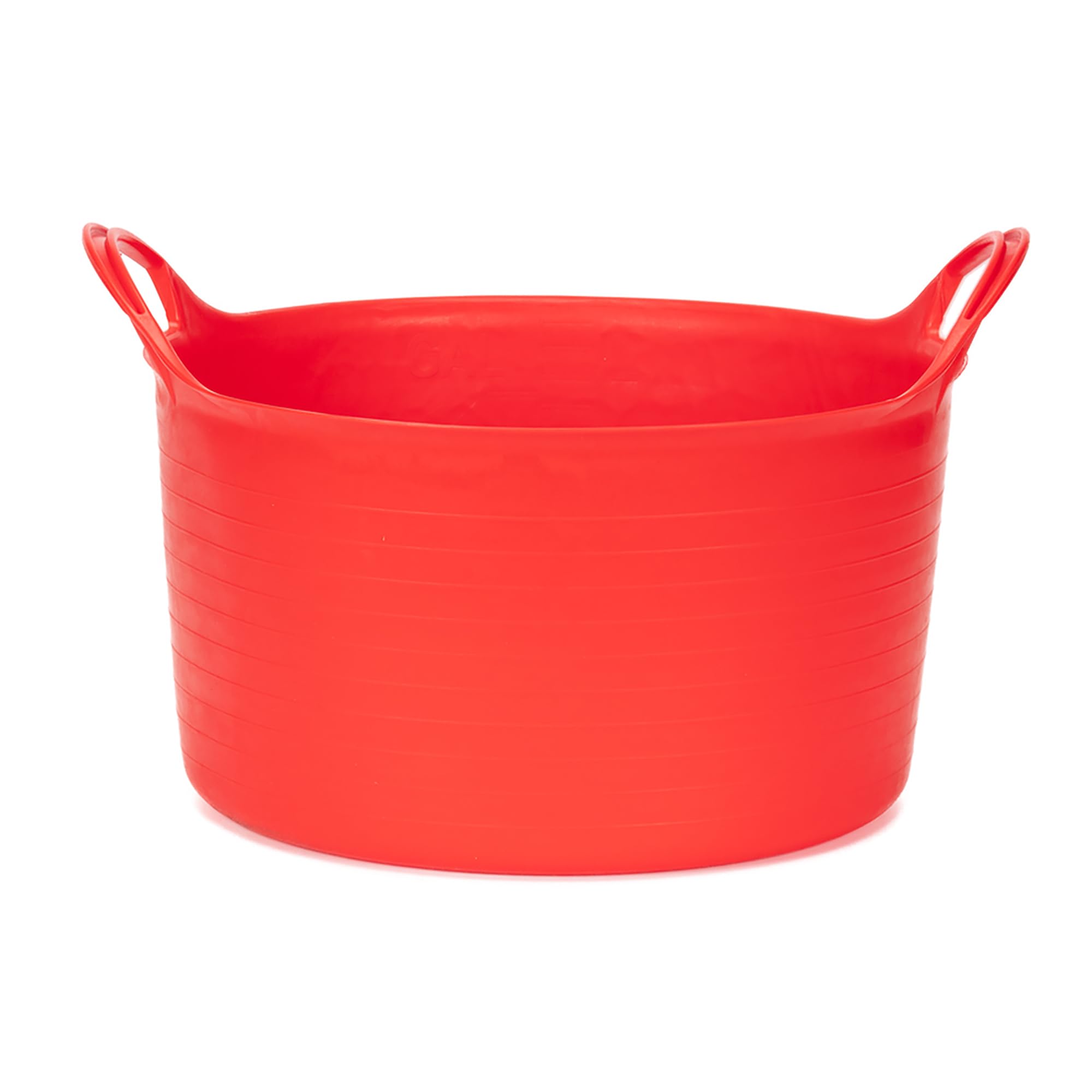 Amtech - Flexi Tub for Carrying Water, Soil, Bricks, Super Strong Reinforced Handles, Home DIY, Durable and Long Lasting, Heavy Duty, Cold Resistant (Red) (14L)
