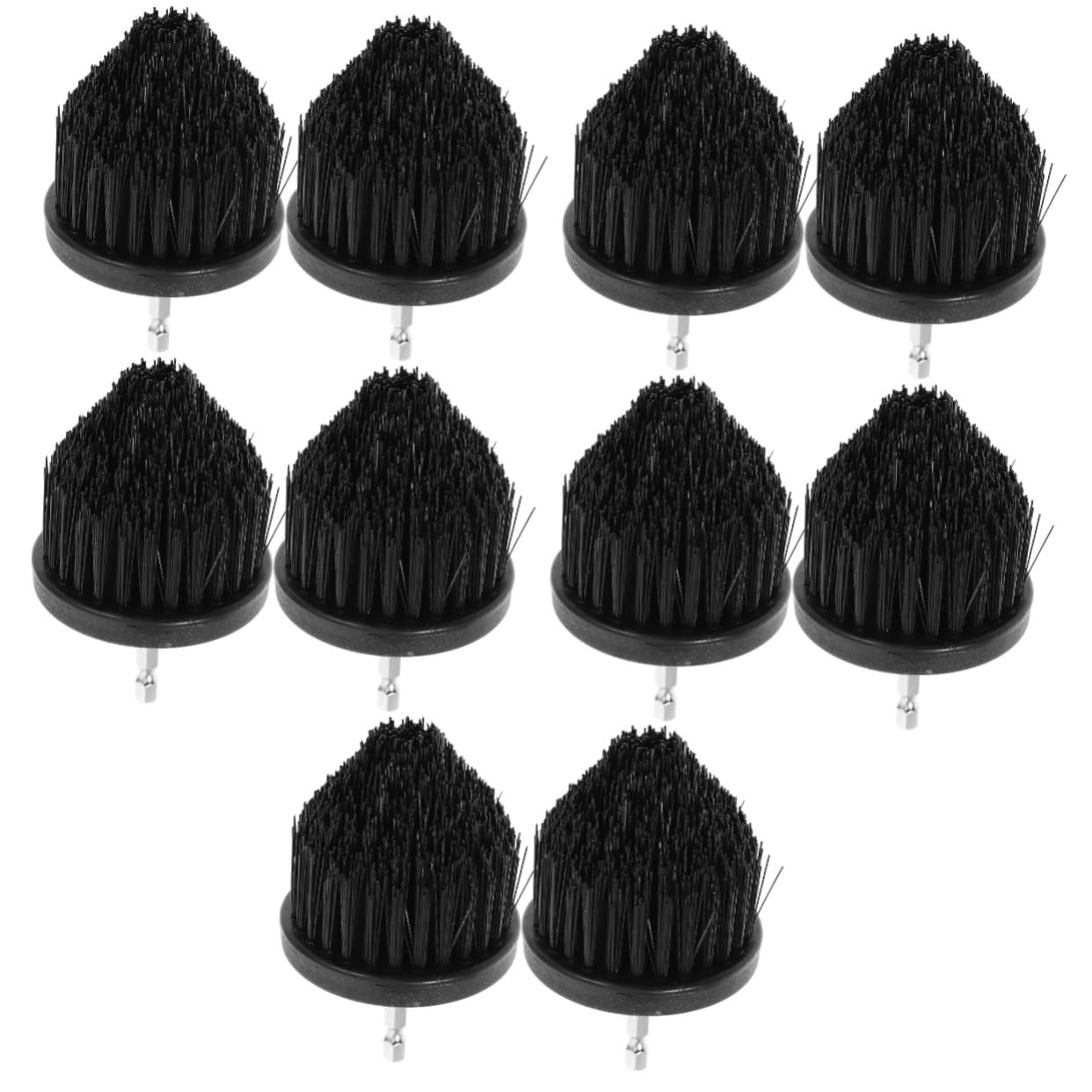 Amosfun 10 Piezas Cabeza de Cepillo de Taladro eléctrico Accesorio para Taladro con Cepillo para Fregar o para Accesorio de o de cerdas o de Fregar páginas