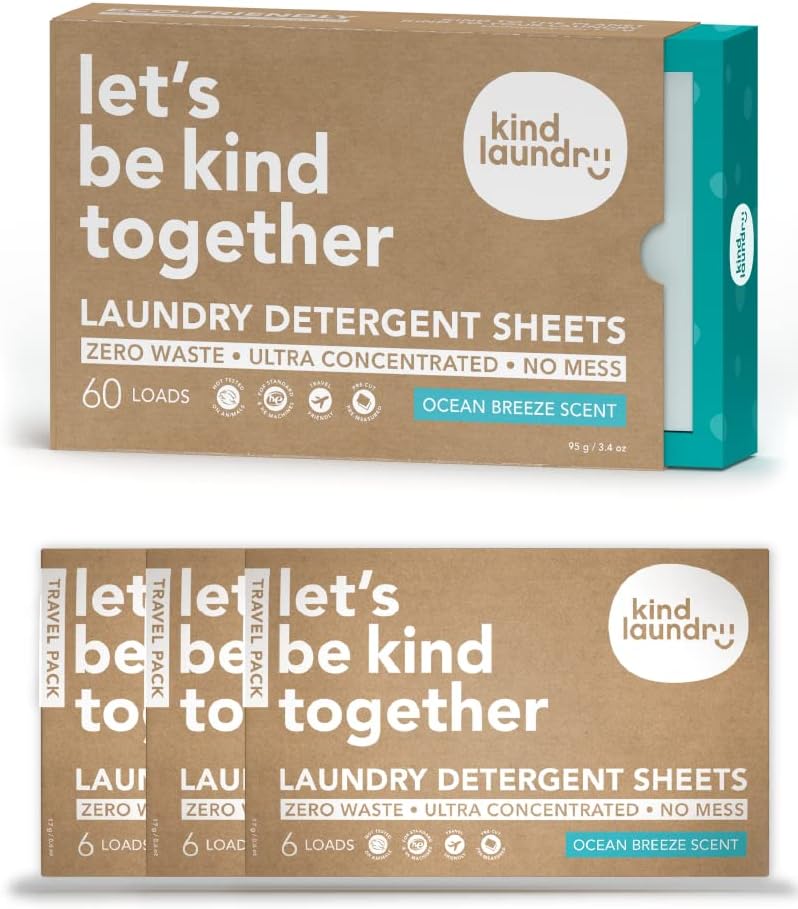 Kind Laundry Detergent Sheets Ocean Breeze and Kuwait Ubuy