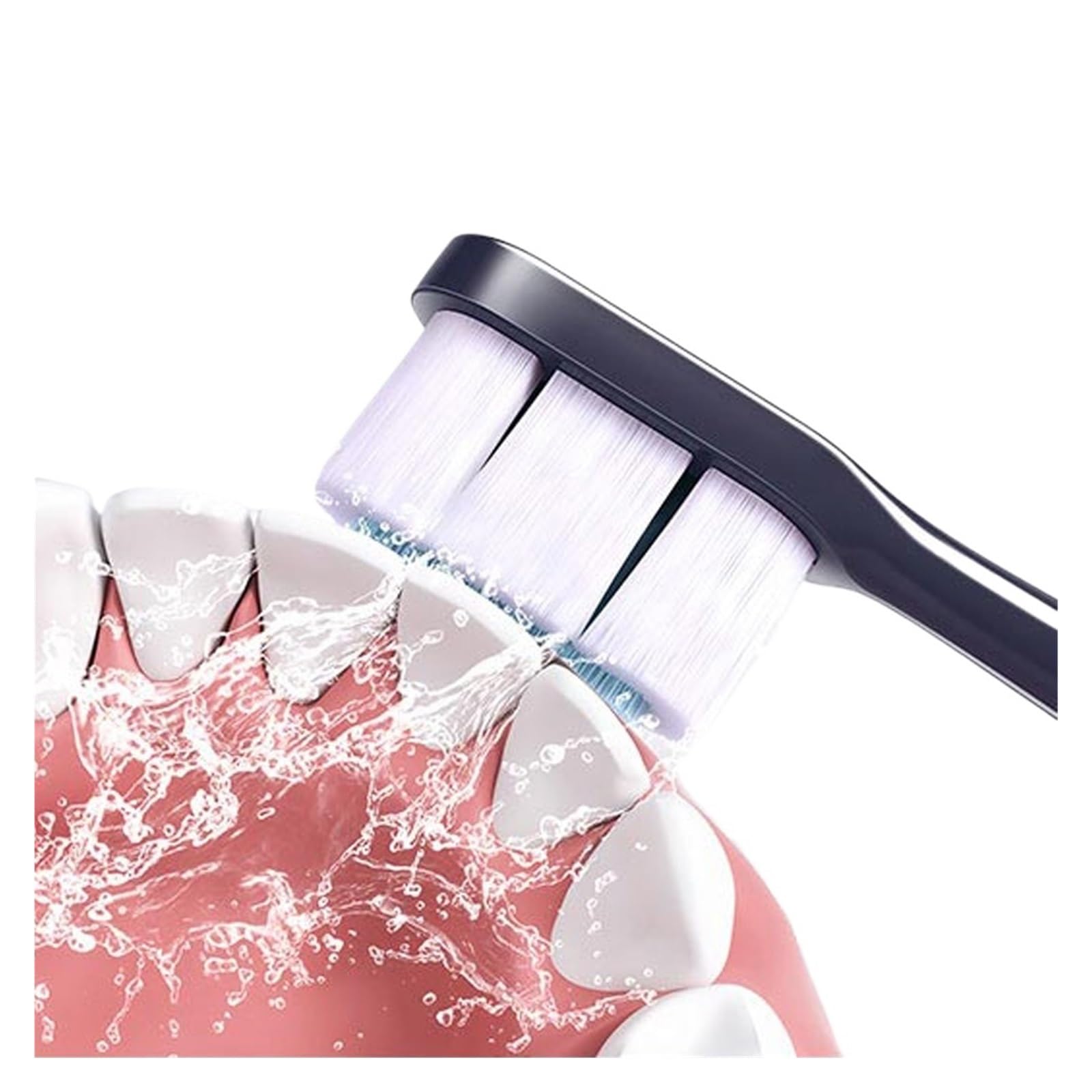2/4/6 Piezas Cabezal de Cepillo de Dientes T700 Cepillo de Dientes eléctrico sónico Impermeable Suave Salud Reemplazo Cerdas Suaves(6 pcs)