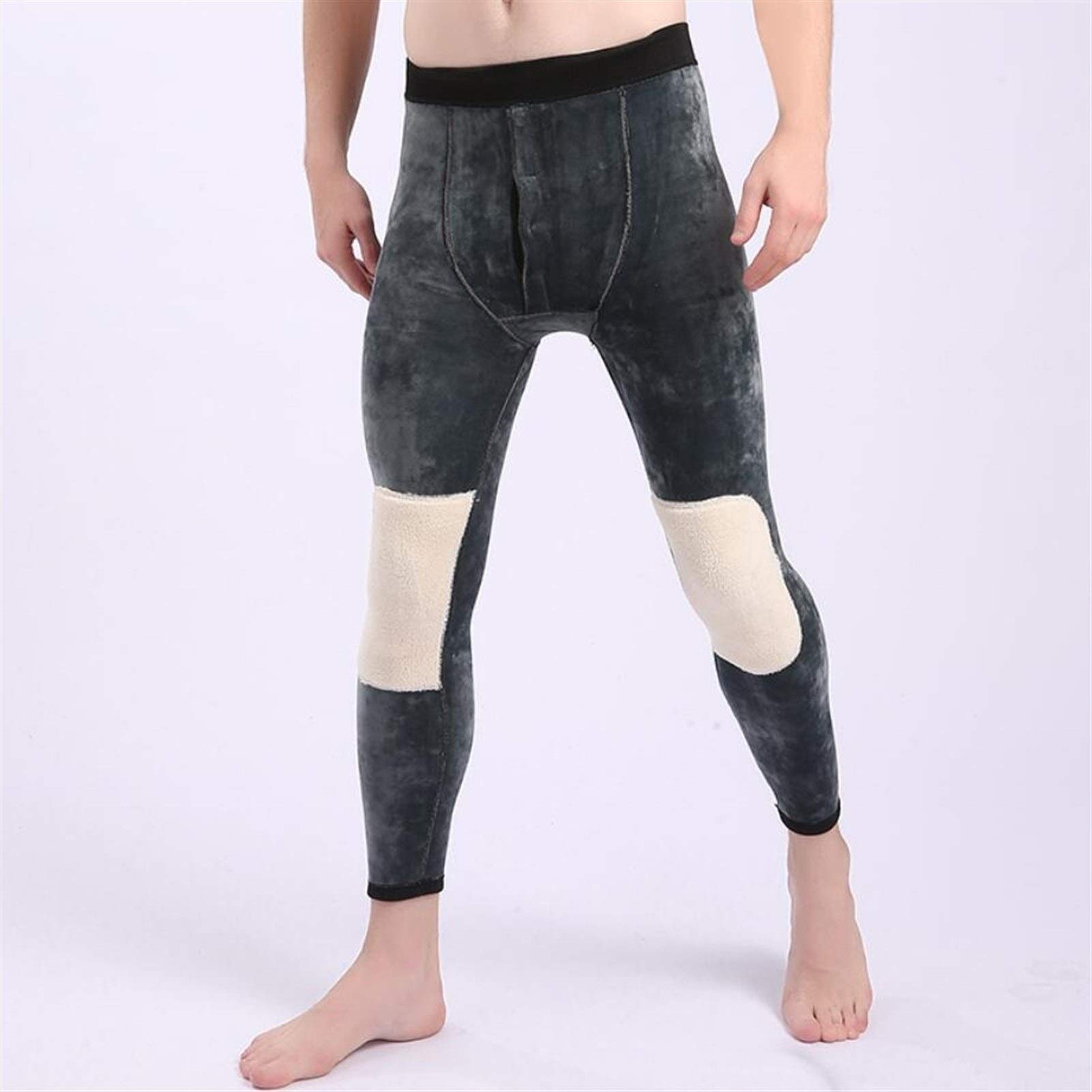 Lungo Plus Size Collant Maschio Caldi Termica Pantaloni Biancheria Intima degli Uomini Stretto di 4XL 500g Inverno Spesso Mens Leggings Cloth
