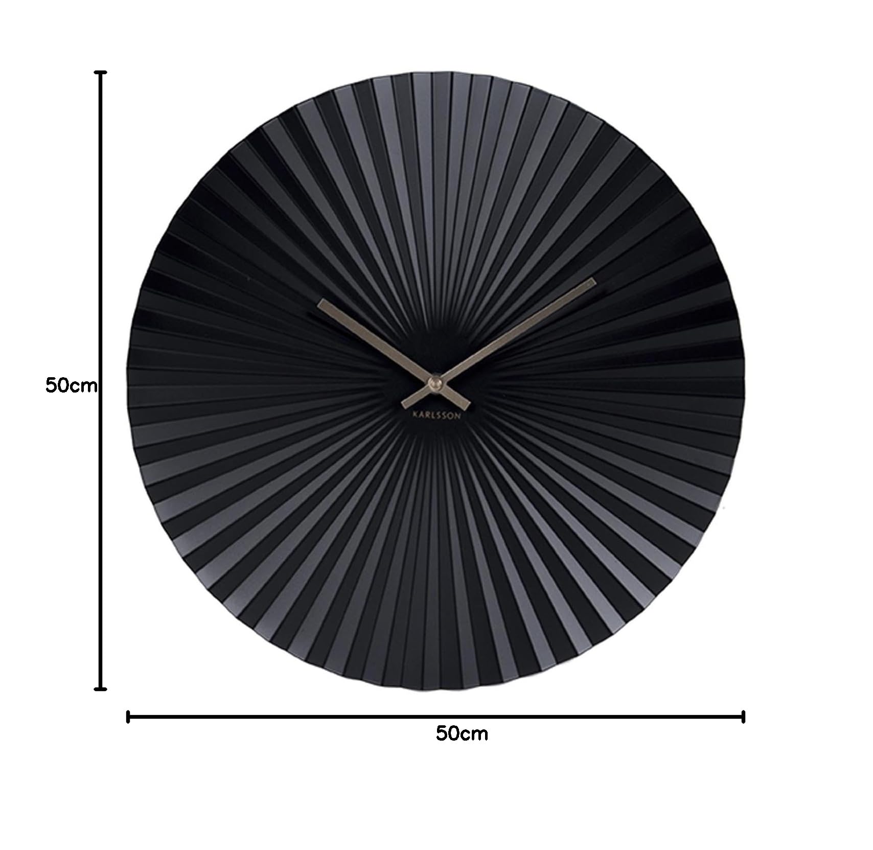Karlsson Moderne Wanduhren KA5657BK schwarz