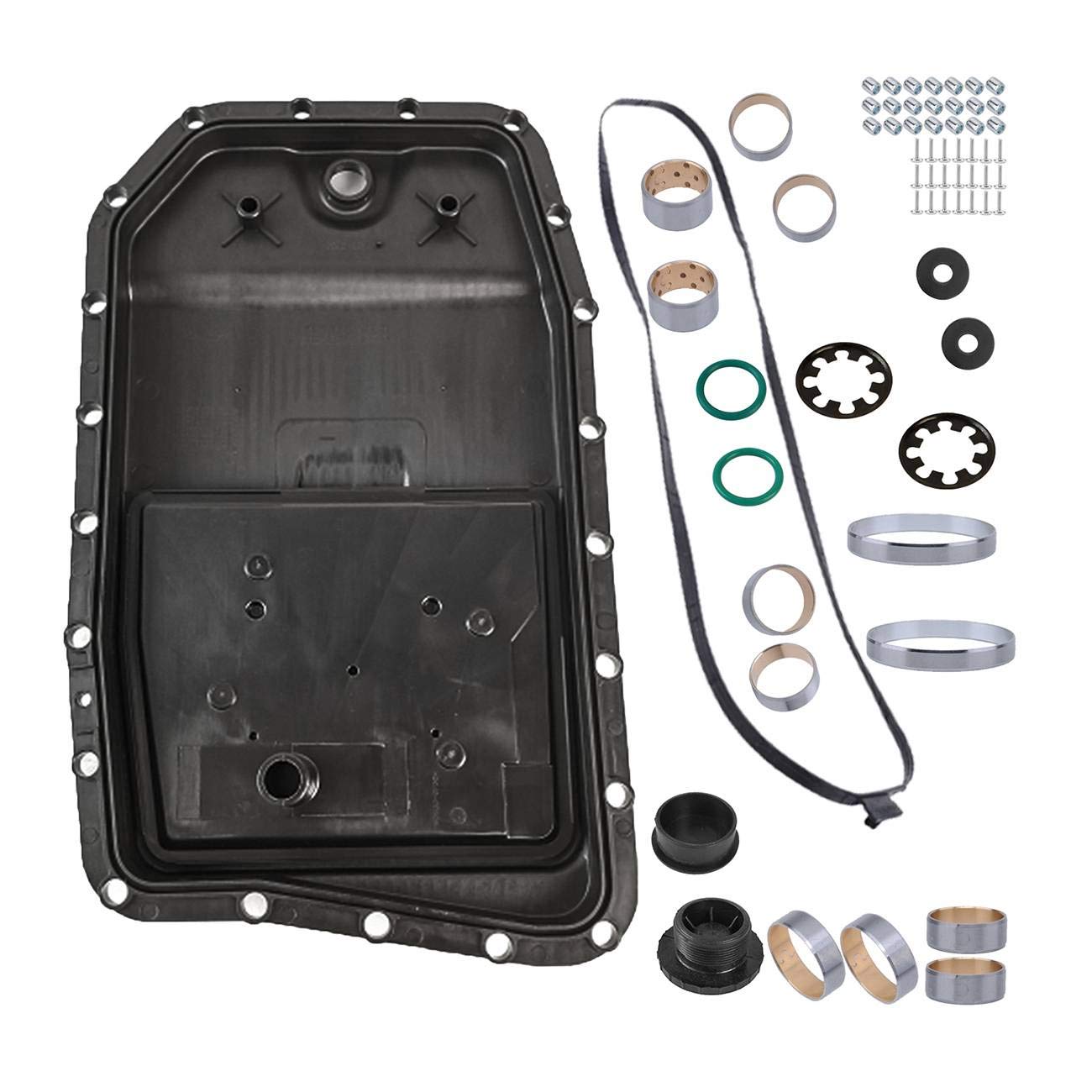 Bapmic 6HP26 Auto Transmission Oil Pan w/Gasket Bolts Kit for BMW E90 E60 E63 E64 E65 E70 E71 241175