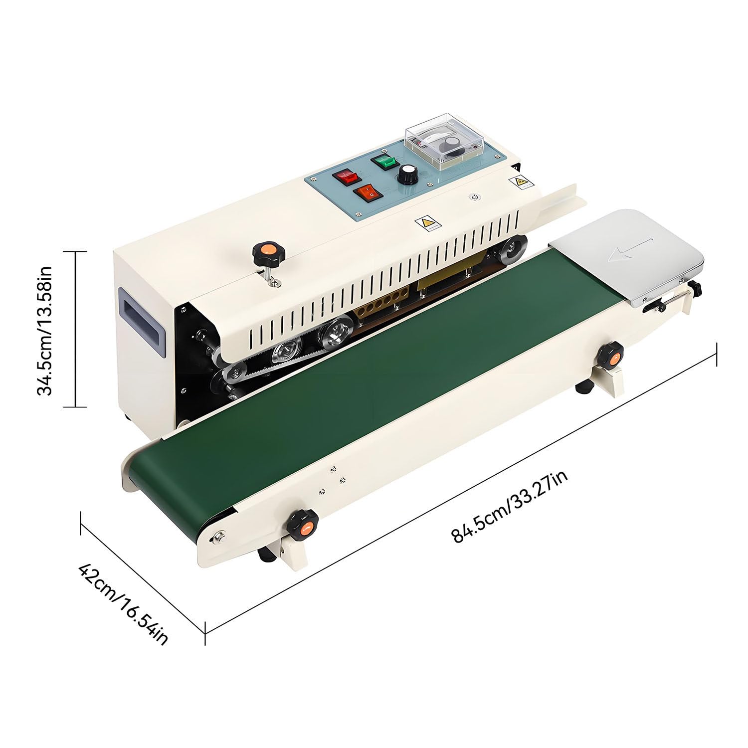 Machine de scellage Automatique FR-900, scelleuse Horizontale Continue pour Sacs en Plastique, 750 W, Outil d'emballage électrique, Largeur de scellage de 5 à 12 mm 220V