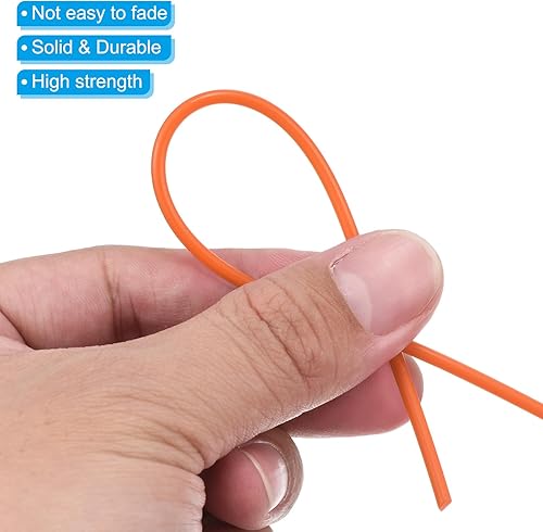 Miniatura 10 de PATIKIL Kit de reparación de mimbre, material de ratán sintético redondo, juego de tejido de mimbre de plástico para manualidades y fabricación de