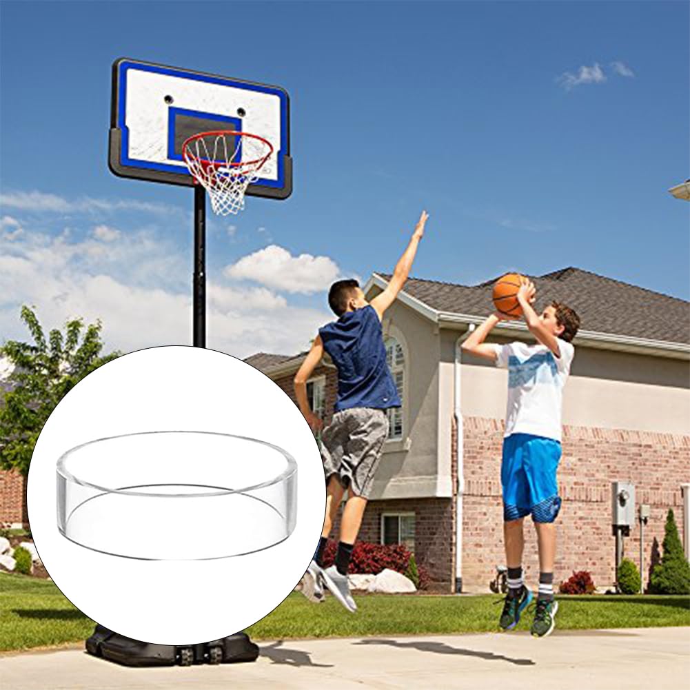 Supporto da Palla in Acrilico Trasparente per Pallacanestro, Calcio, Rugby e Pallavolo - 4 Pezzi