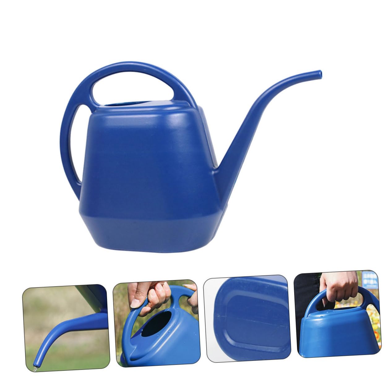 TOYANDONA 2 Piezas Regadera de Jardín de Gran Capacidad Color Azul Oscuro para Riego de Plantas y Suculentas Diseño de para Difíciles Útil Jardinería Interior y Exterior