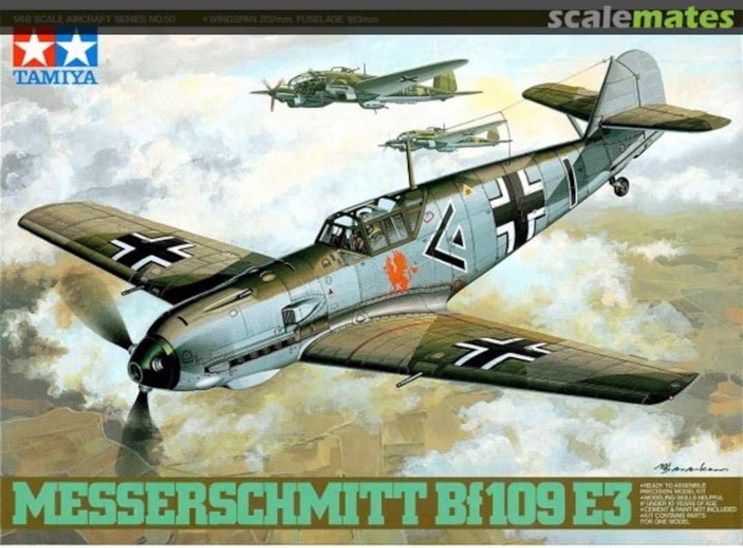 Tamiya Models Messerschmitt Bf109 E-3 Model Kit