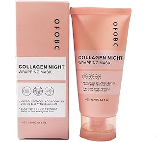Máscara de colágeno para envolver la noche, m...