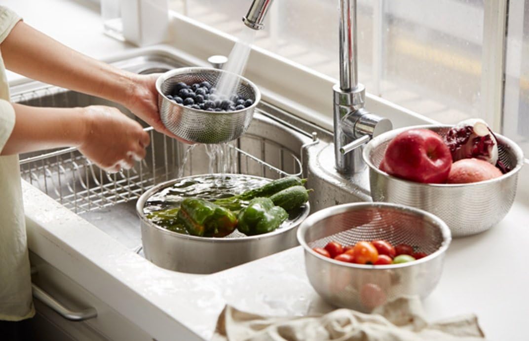 Cook304 Premium Stainless Steel Mixing Bowl 9P Set