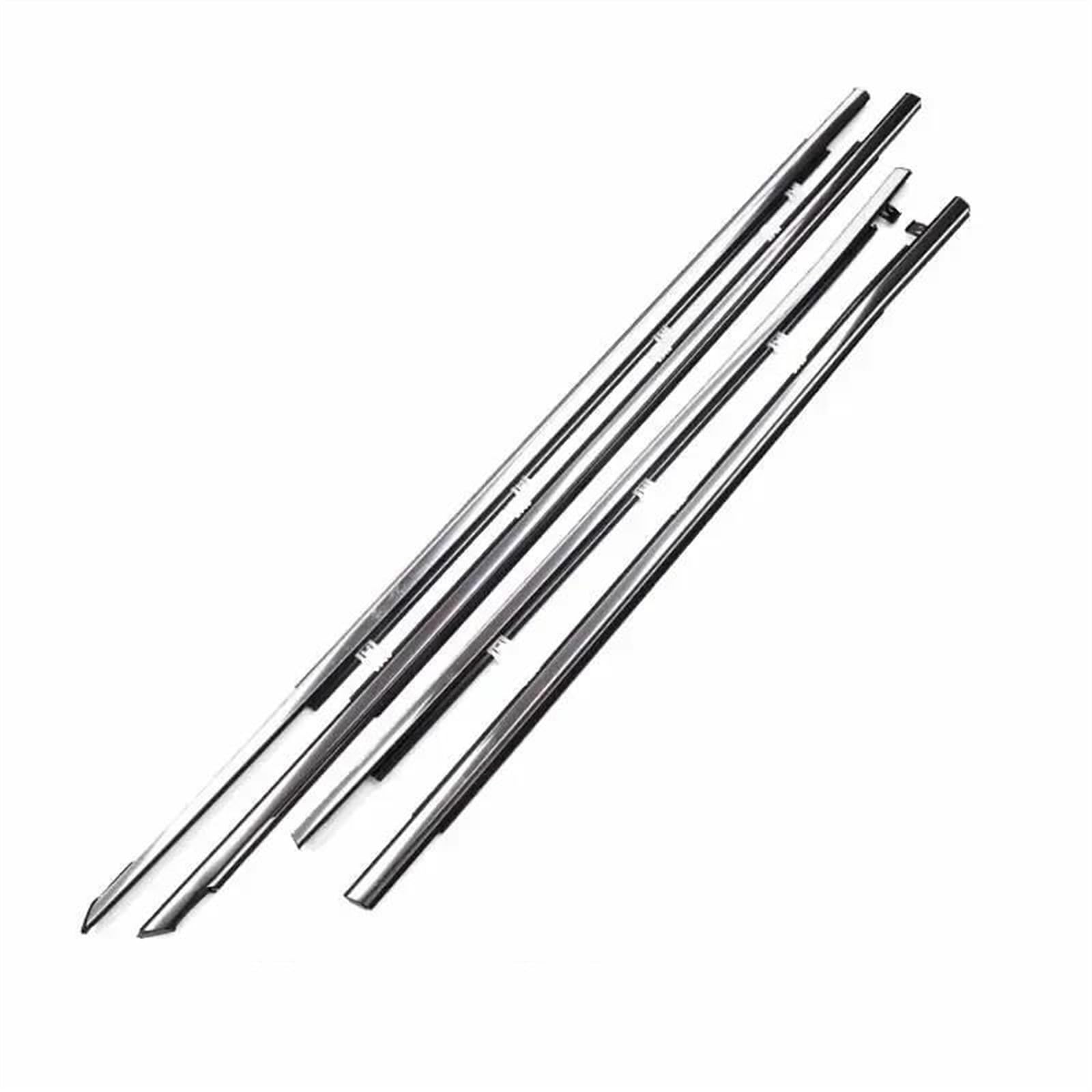 Guarnizione porta auto Guarnizioni per finestrini auto Per Toyota Per Land Per Cruiser Per Prado 120 2003-2009 Strisce antipioggia per porte(Plating 4pcs)