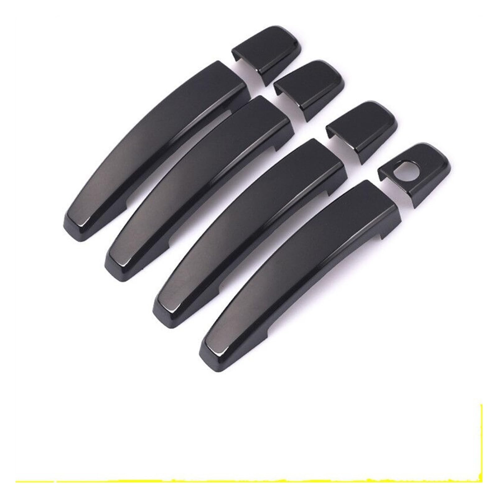 Fahbstr 2 Car Inner Handle For Orlando 011 01 2013 014 015 Chrome Black Car Door Handle Cover Trim Stickers Styling(2)