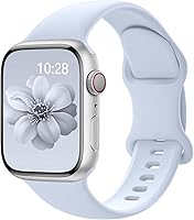 Vista 16 de SuperNaNa - Correa de silicona deportiva compatible con bandas de Apple Watch de 40mm 38mm 41mm 44mm 45mm 42mm 49mm, unisex, correa de muñeca