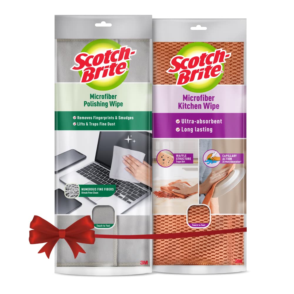 See full amazon price history chart for Scotch-Brite Combo |Microfiber Polishing Wipe 1N + Microfiber Kitchen Wipe 1N |, Polyester Scotch-Brite Combo |Microfiber Polishing Wipe 1N + Microfiber Kitchen Wipe 1N |, Polyester (B0B93LHBHB) Amazon Price History, Amazon Price Tracker